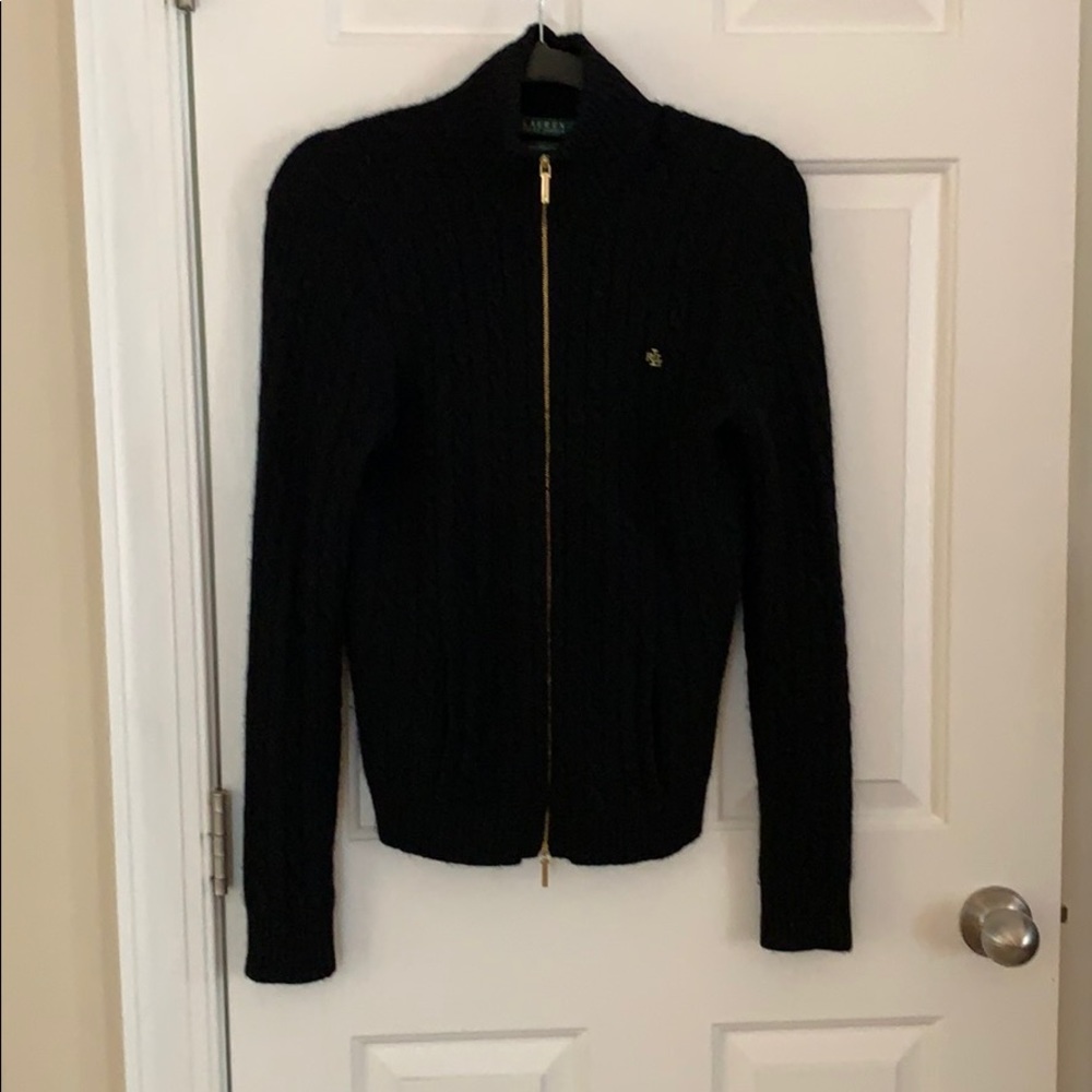 Gorgeously soft black cashmere sweater